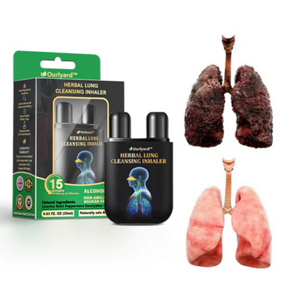 Inhalateur Portable à base de plantes pour le nettoyage des poumons| Asthme,branchites,toux,Fibrose Pulmonaire,Pneumonie