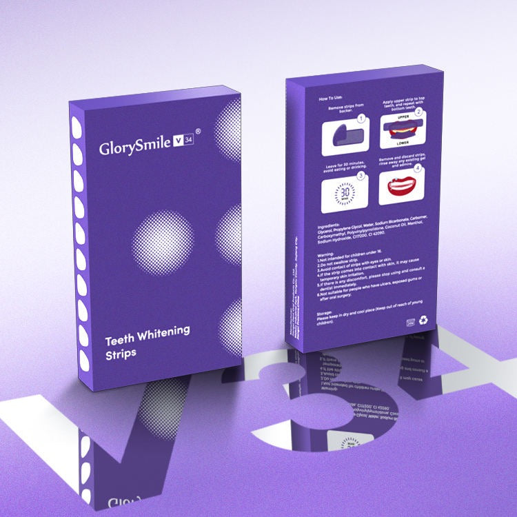 Glory Smile ™| Bandes de blanchiment dentaire