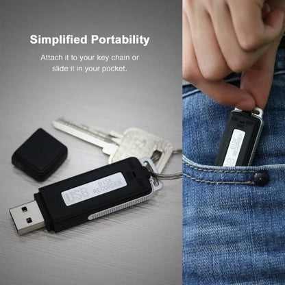 Clé USB enregistreur vocal - Enregistreur Vocal USB - Capturez et Revivez Chaque Instant🎙️