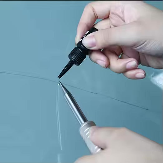 VerreFix™ – Kit de Réparation de Verre -Effacez les Fissures et les Éraflures Facilement !