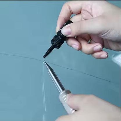 VerreFix™ – Kit de Réparation de Verre -Effacez les Fissures et les Éraflures Facilement !
